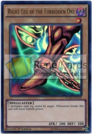 Right Leg of the Forbidden One - 1st Edition - YGLD-ENA18