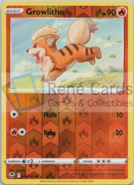 Growlithe - SIT - 019/195 - Reverse