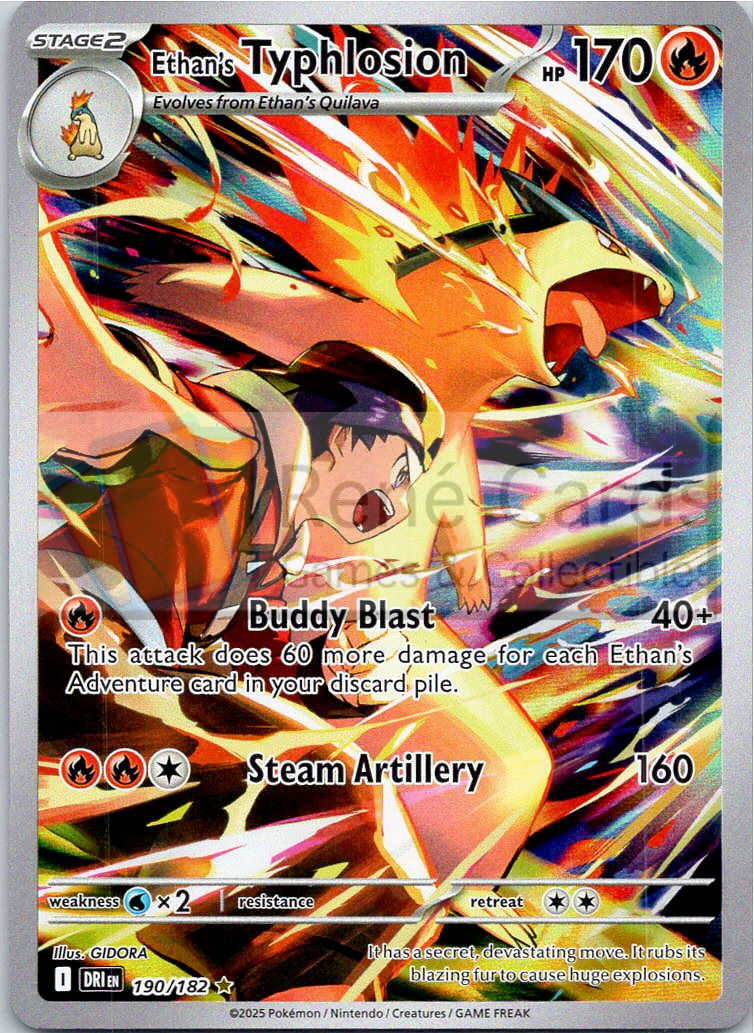 Ethan's Typhlosion - DRI  - 190/182