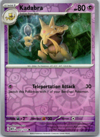 Kadabra - MEW - 064/165 - Reverse