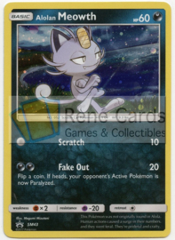 Alolan Meowth - SM43 - Promo - Burning Shadows Three Pack Blisters