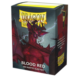 Dragon Shield - Blood Red - Standard Size Matte Sleeves