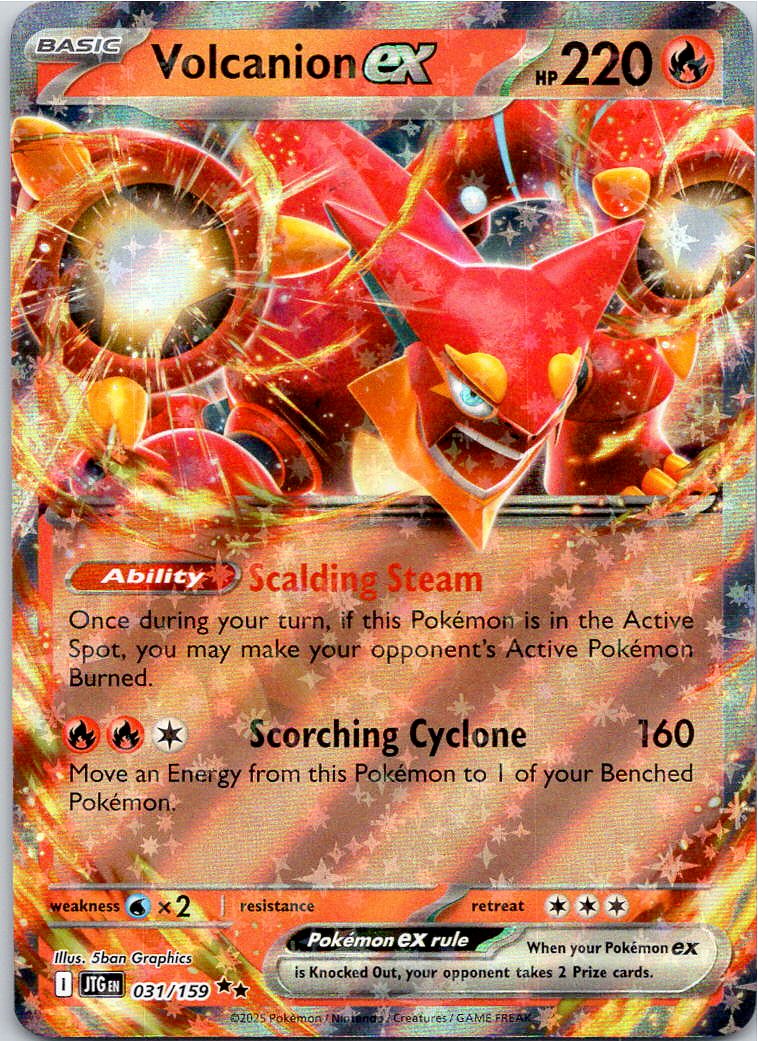 Volcanion EX - JTG  - 031/159