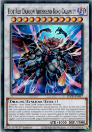 Hot Red Dragon Archfiend King Calamity - 1st. edition - SDCK-EN047