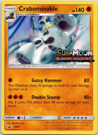 Crabominable - SM47 - Promo - Burning Shadows Prerelease participation promo