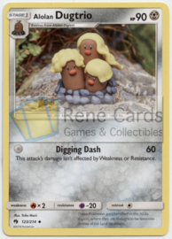 Alolan Dugtrio - S&M LoThu - 123/214