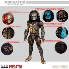 Predator - Action Figure 1/12 - Deluxe Edition - 17 cm