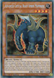 Advanced Crystal Beast Amber Mammoth - 1st. Edition - BLCR-EN014