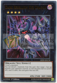 Dark Rebellion Xyz Dragon -  Unlimited - LEDD-ENC32