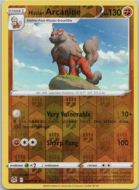 Hisuian Arcanine - LOR - 084/196 - Reverse