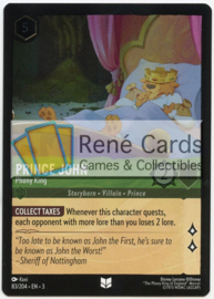 Prince John - Phony King - 3INK-83/204 - Foil