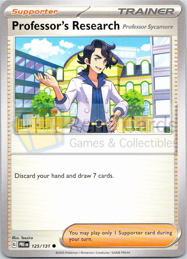 Professor's Research [Professor Sycamore] - PRE - 125/131