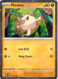 Mankey - PAL - 106/193 - Cosmos Foil