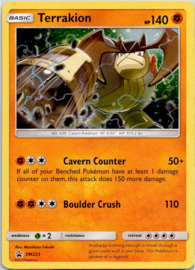 Terrakion - SM223 - Promo - Cosmic Eclipse Single Pack Blisters
