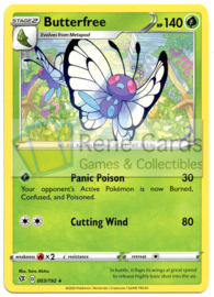 Butterfree - S&S Rebel Clash - 003/192