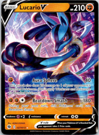 Lucario V - Champion's Path - 027/073 - Non Foil
