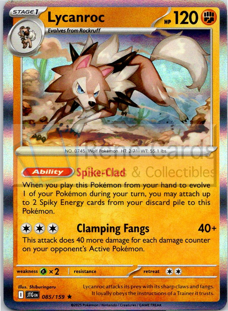 Lycanroc - JTG  - 085/159