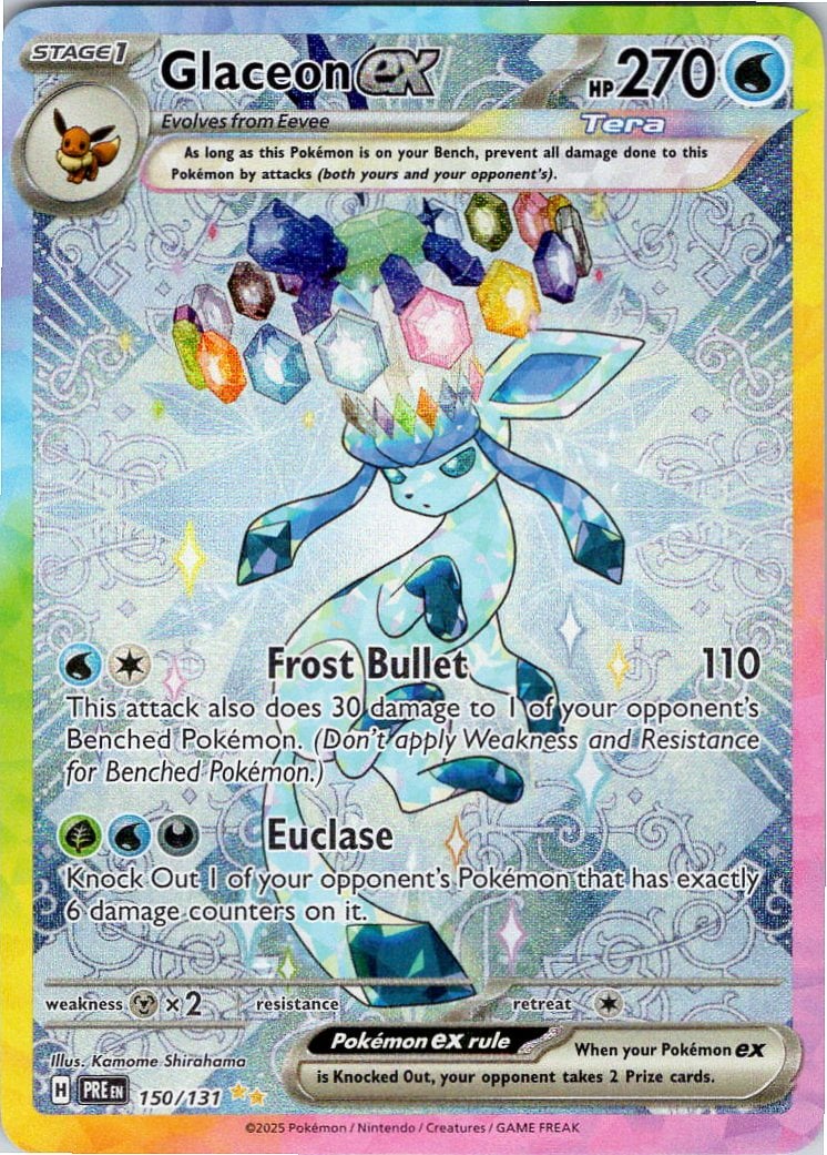 Glaceon EX - PRE - 150/131