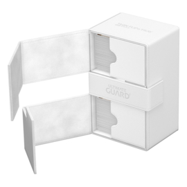 Twin Flip´n´Tray Deck Case 160+ Standard Size XenoSkin White MonoColor