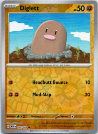 Diglett - MEW - 050/165 - Reverse