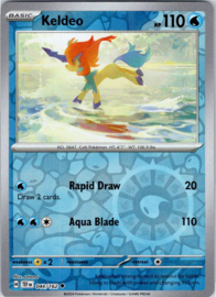 Keldeo - TEF - 044/162 - Reverse
