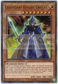 Legendary Knight Critias -  1st. Edition - LEDD-ENA08