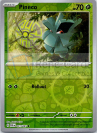 Pineco  - PAF - 001/091 - Reverse