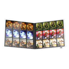 12-Pocket Quadrow FleXfolio - White