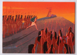 Chief Powhatan Raises His War Club - 47