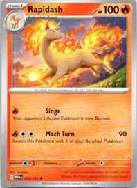 Rapidash - MEW - 078/165