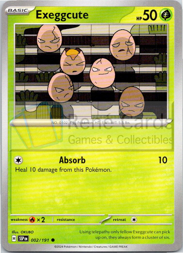 Exeggcute - SSP  - 002/191
