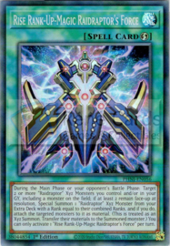 Rise Rank-Up-Magic Raidraptor's Force - 1st Edition - PHNI-EN056