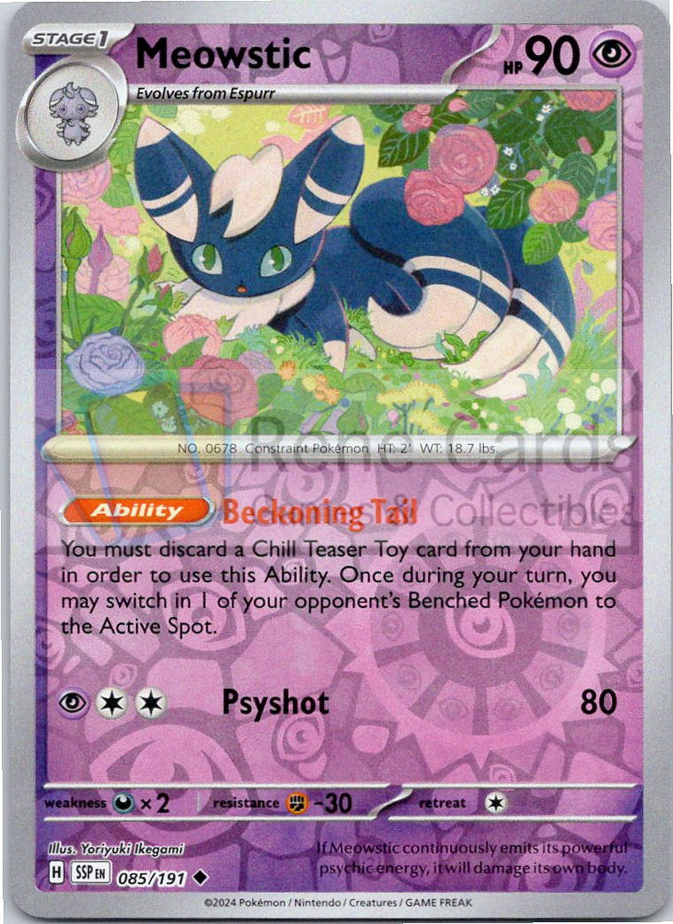 Meowstic - SSP - 085/191 - Reverse