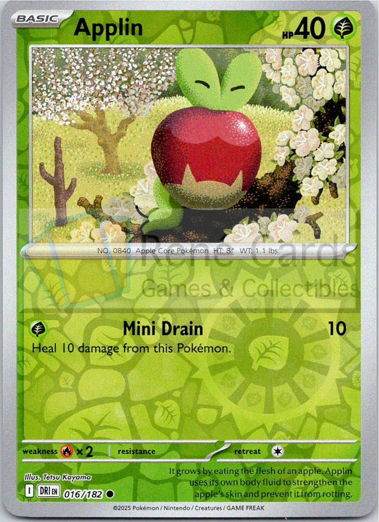 Applin - DRI  - 016/182 - Reverse