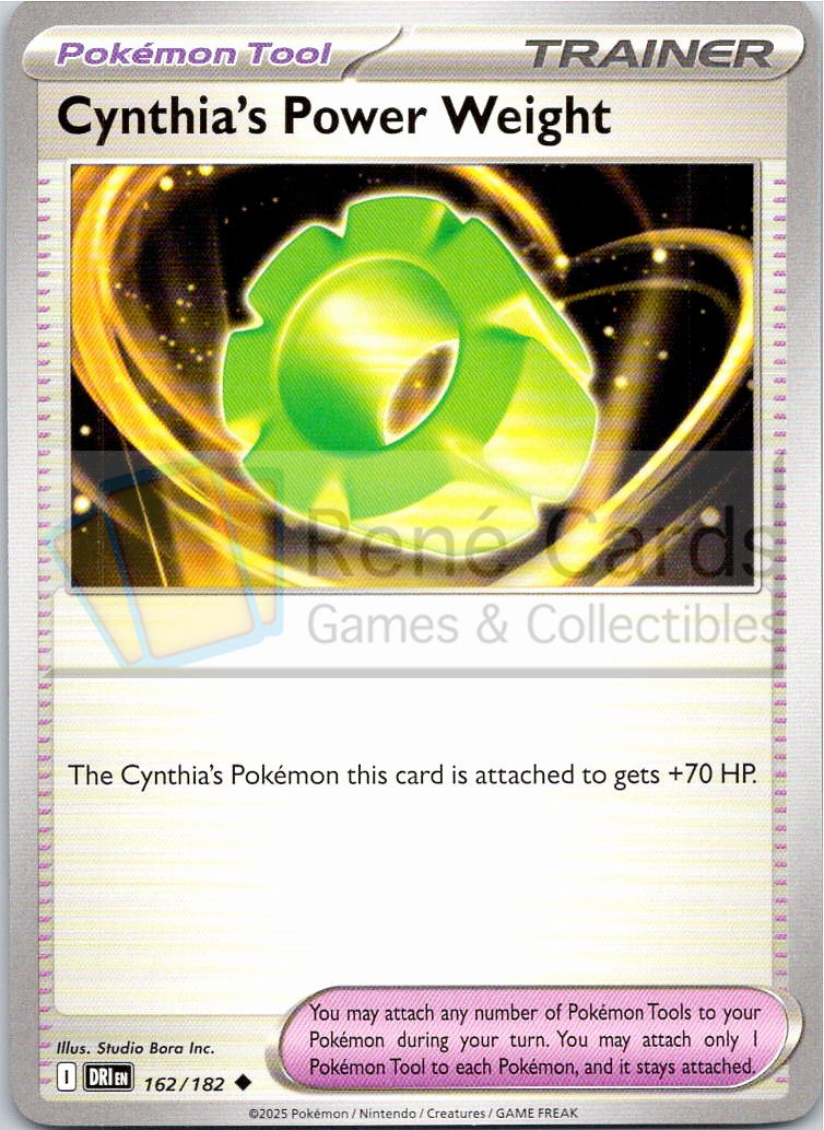 Cynthia's Power Weight - DRI  - 162/182