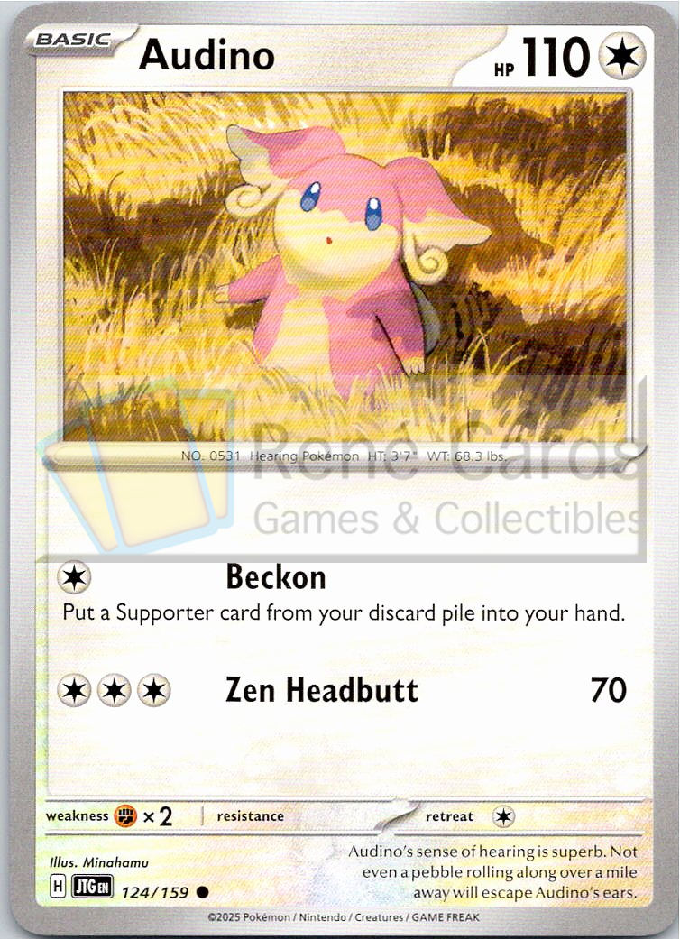 Audino - JTG  - 124/159