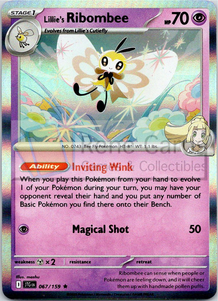 Lillie's Ribombee - JTG  - 067/159