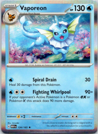 Vaporeon - MEW - 134/165