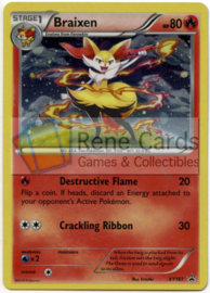 Braixen - XY161 - Promo - Evolutions Three Pack Blisters