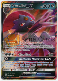 Weavile GX - S&M UnMin - 132/236