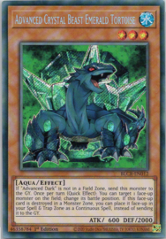 Advanced Crystal Beast Emerald Tortoise - 1st. Edition - BLCR-EN012