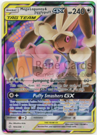 Mega Lopunny & Jigglypuff GX  - S&M CosEc - 165/236