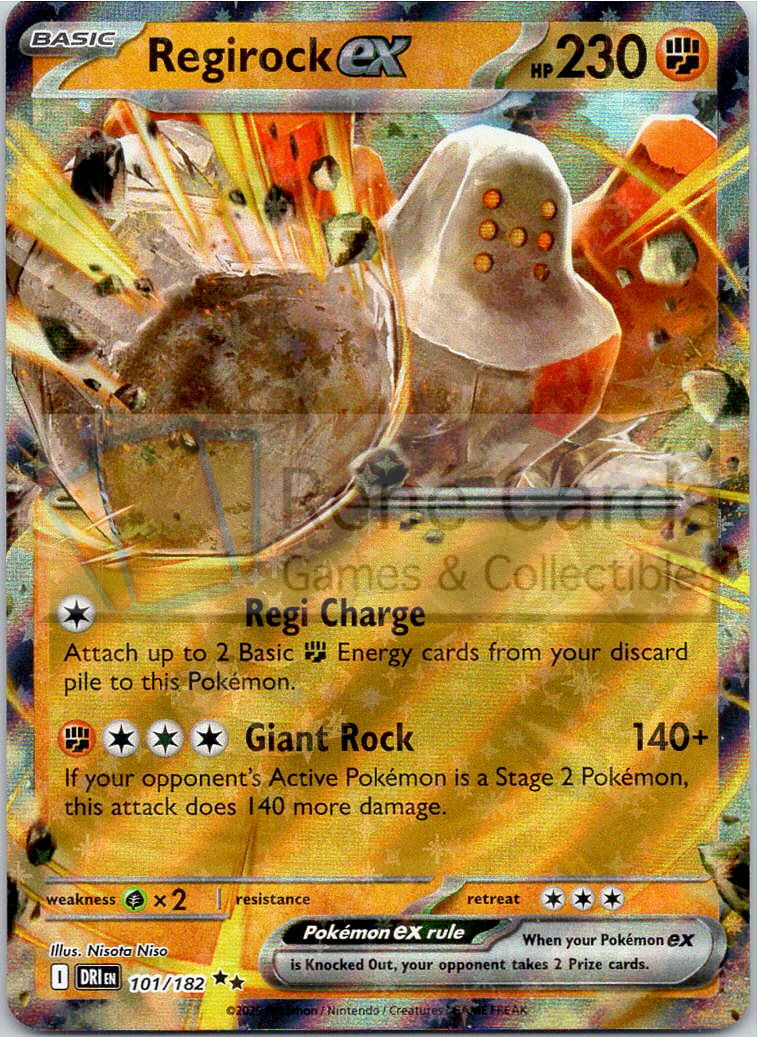 Regirock EX - DRI  - 101/182