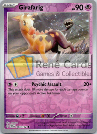 Girafarig - TEF - 066/162 - Reverse