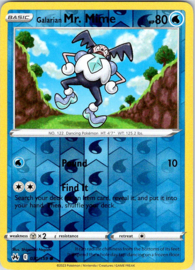 Galarian Mr. Mime - CRZ - 030/159 - Reverse