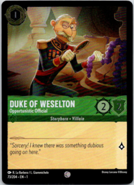 Duke Of Weselton - Opportunistic Official - 1TFC-73/204