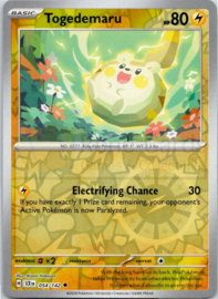 Togedemaru - SCR - 054/142 - Reverse