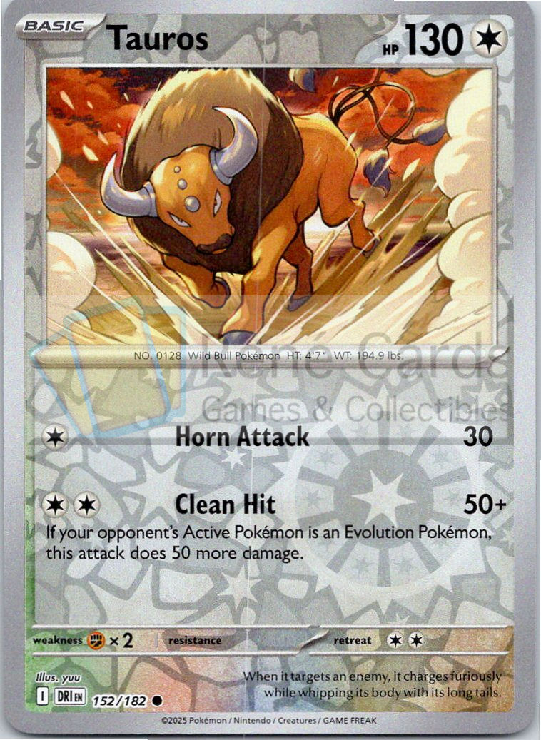 Tauros - DRI  - 152/182 - Reverse