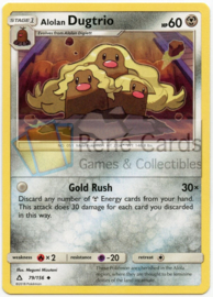 Alolan Dugtrio - S&M UlPr  79/156