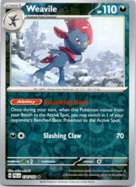 Weavile - PAL - 134/193 - Reverse
